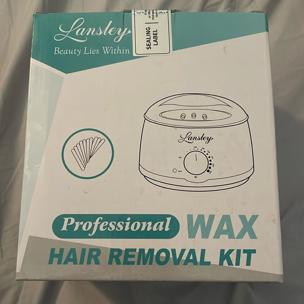 Lansley Professional Wax Hair Removal Kit- NIB